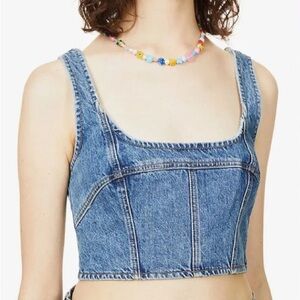Frame Denim Crop Top